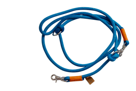 Touwwerk riem blauw